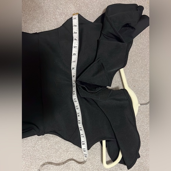 Fashion Nova Black Ruffle Backless Dress - Picture 8 of 8